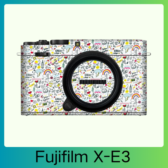 Corpo da Fujifilm X-E3  - Pele câmera, adesivo câmera - com alta resistência a arranhões, à prova d'água e com design elegante.